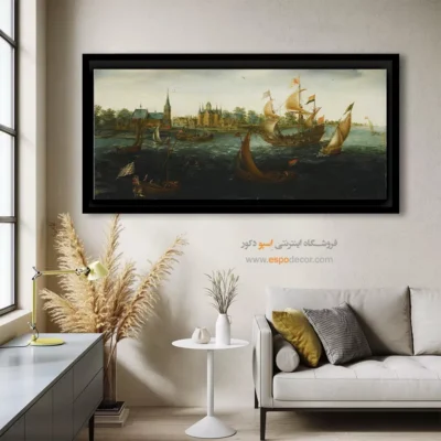 تابلو نقاشی کشتی - اسپو دکور