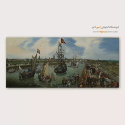 تابلو نقاشی کشتی - اسپو دکور