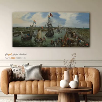 تابلو نقاشی کشتی - اسپو دکور