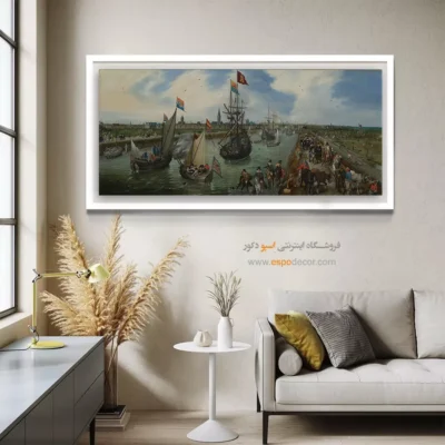 تابلو نقاشی کشتی - اسپو دکور