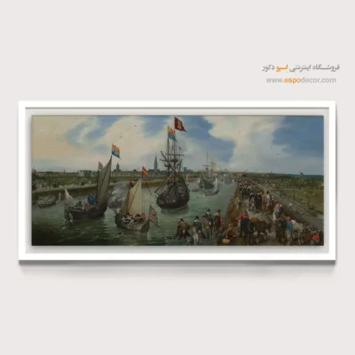تابلو نقاشی کشتی - اسپو دکور