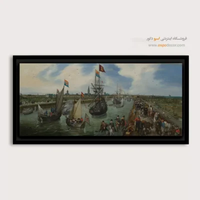 تابلو نقاشی کشتی - اسپو دکور