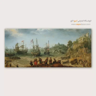 تابلو نقاشی کشتی - اسپو دکور