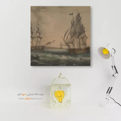 تابلو نقاشی کشتی - اسپو دکور