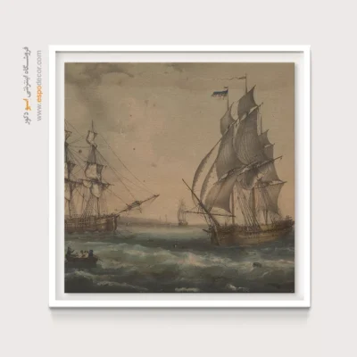 تابلو نقاشی کشتی - اسپو دکور