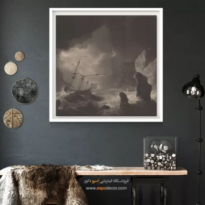 تابلو نقاشی کشتی - اسپو دکور