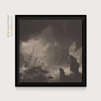 تابلو نقاشی کشتی - اسپو دکور