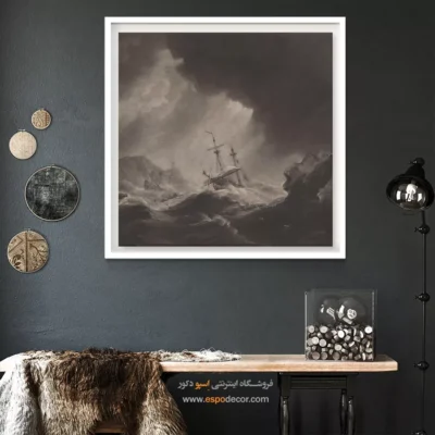 تابلو نقاشی کشتی - اسپو دکور