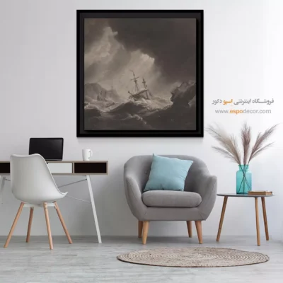 تابلو نقاشی کشتی - اسپو دکور
