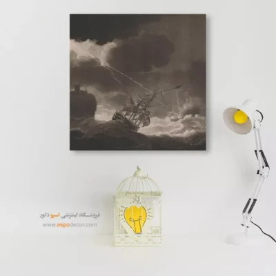 تابلو نقاشی کشتی - اسپو دکور