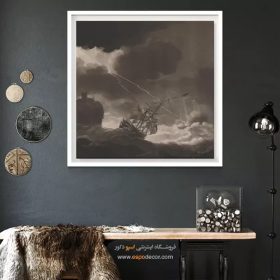 تابلو نقاشی کشتی - اسپو دکور