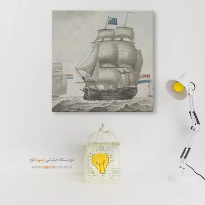 تابلو نقاشی کشتی - اسپو دکور