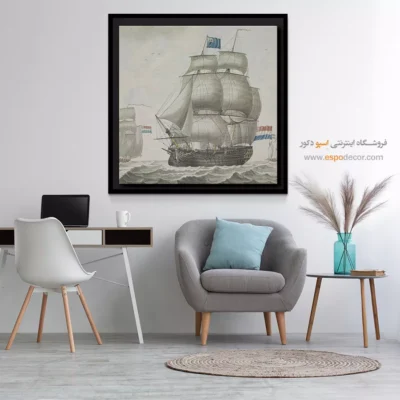 تابلو نقاشی کشتی - اسپو دکور
