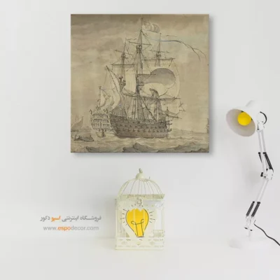 تابلو نقاشی کشتی - اسپو دکور