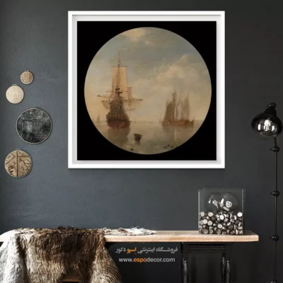 تابلو نقاشی کشتی - اسپو دکور