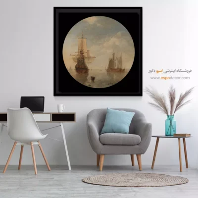تابلو نقاشی کشتی - اسپو دکور