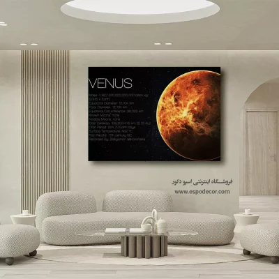 تابلو فضا و کهکشان - اسپو دکور