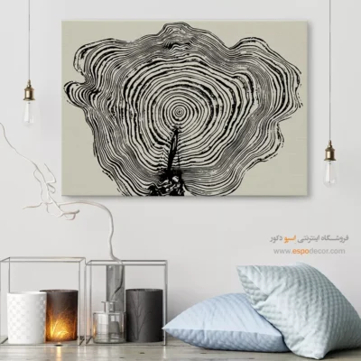 تابلو حلقه درخت - اسپو دکور