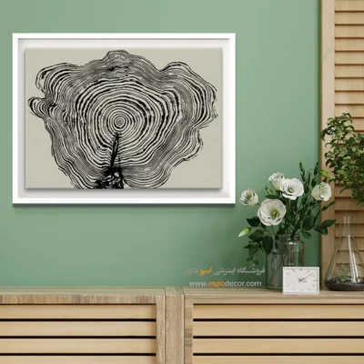 تابلو حلقه درخت - اسپو دکور