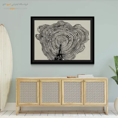 تابلو حلقه درخت - اسپو دکور