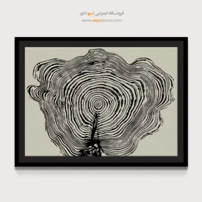 تابلو حلقه درخت - اسپو دکور