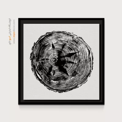 تابلو حلقه درخت - اسپو دکور