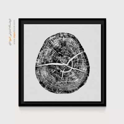 تابلو حلقه درخت - اسپو دکور