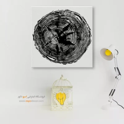 تابلو حلقه درخت - اسپو دکور