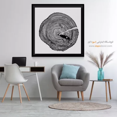 تابلو حلقه درخت - اسپو دکور