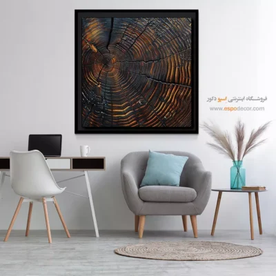 تابلو حلقه درخت - اسپو دکور
