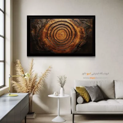 تابلو حلقه درخت - اسپو دکور