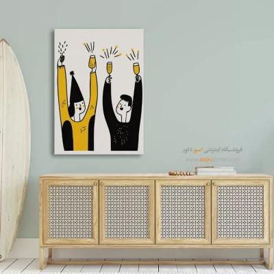 تابلو بوم تعطیلات - اسپو دکور