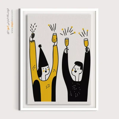 تابلو بوم تعطیلات - اسپو دکور