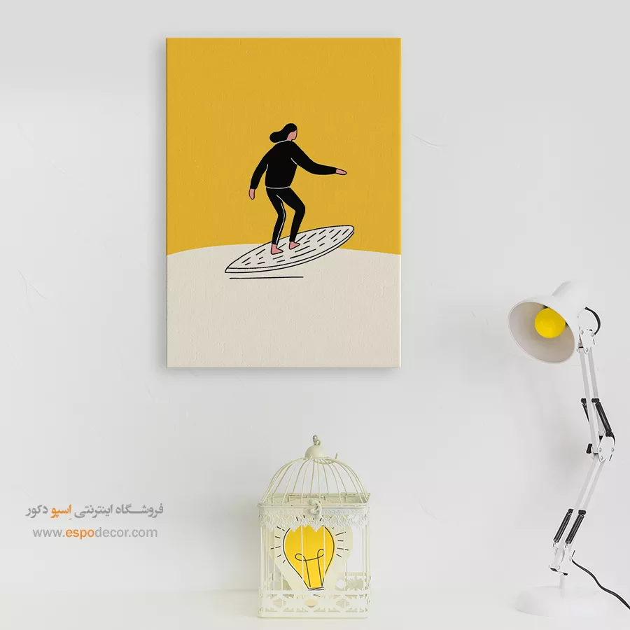 تابلو بوم تعطیلات - اسپو دکور