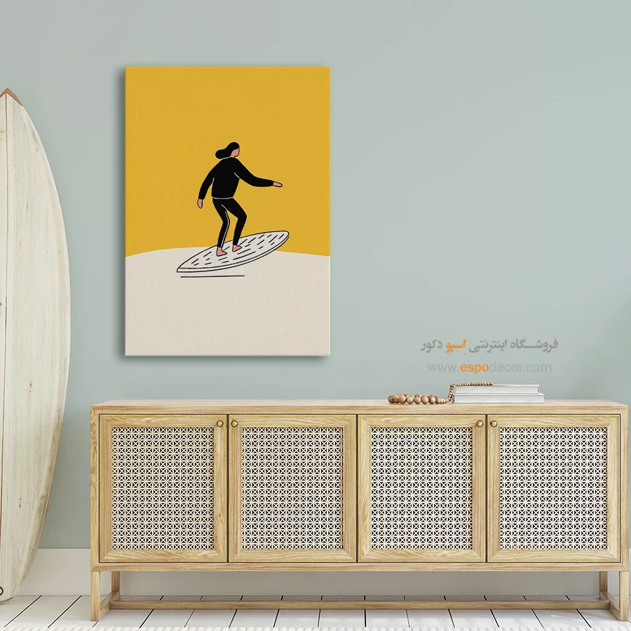 تابلو بوم تعطیلات - اسپو دکور