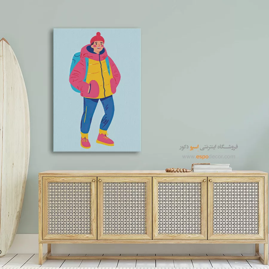 تابلو بوم تعطیلات - اسپو دکور