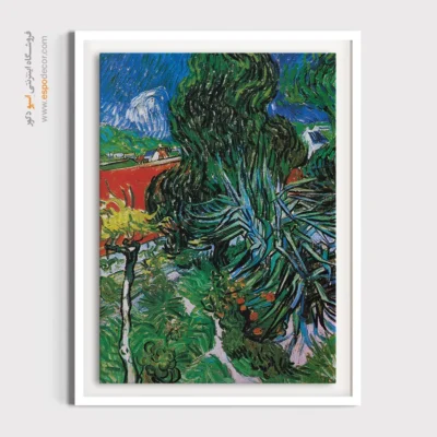 تابلو نقاشی کلاسیک - باغ دکتر گشه – تابلو نقاشی های ون گوگ - اسپو دکور