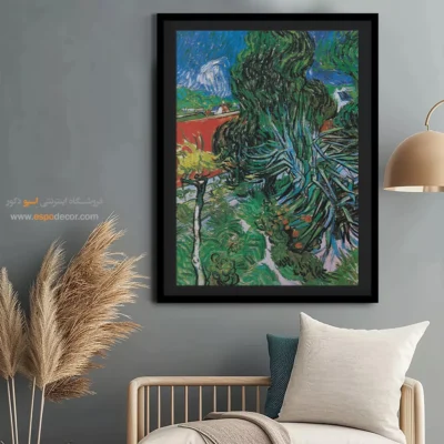 تابلو نقاشی کلاسیک - باغ دکتر گشه – تابلو نقاشی های ون گوگ - اسپو دکور