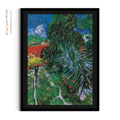 تابلو نقاشی کلاسیک - باغ دکتر گشه – تابلو نقاشی های ون گوگ - اسپو دکور