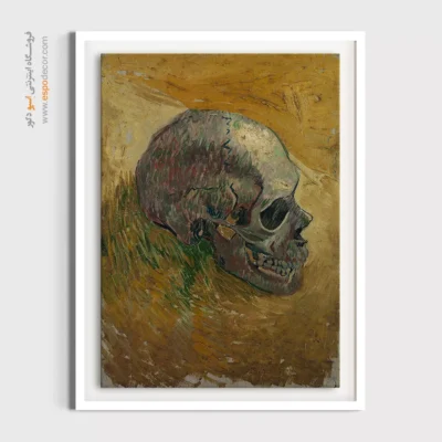 تابلو دکور منزل - جمجمه – تابلو نقاشی های ون گوگ - اسپو دکور