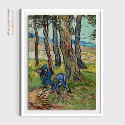 تابلو بدون قاب - حفارها – تابلو نقاشی های ون گوگ - اسپو دکور
