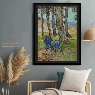 تابلو بدون قاب - حفارها – تابلو نقاشی های ون گوگ - اسپو دکور