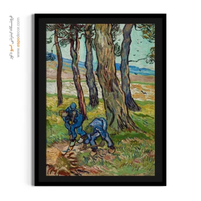 تابلو بدون قاب - حفارها – تابلو نقاشی های ون گوگ - اسپو دکور