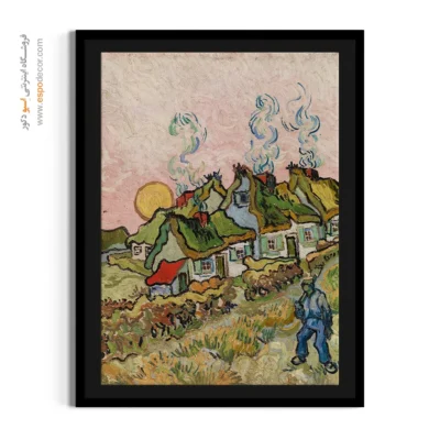 تابلو چاپی - خانه ها – تابلو نقاشی های ون گوگ - اسپو دکور