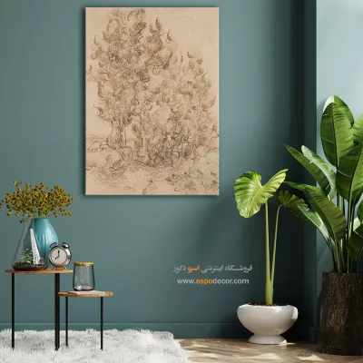 نقاشی از سرو - سرو – تابلو نقاشی های ون گوگ - اسپو دکور