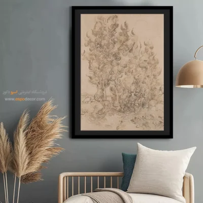 نقاشی از سرو - سرو – تابلو نقاشی های ون گوگ - اسپو دکور