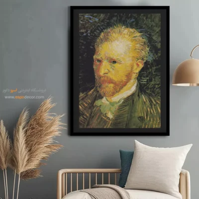 خرید تابلو پرتره ونگوگ - سلف پرتره – تابلو نقاشی های ون گوگ - اسپو دکور