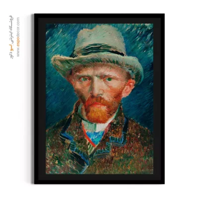 تابلو نقاشی چهره - سلف پرتره – تابلو نقاشی های ون گوگ - اسپو دکور