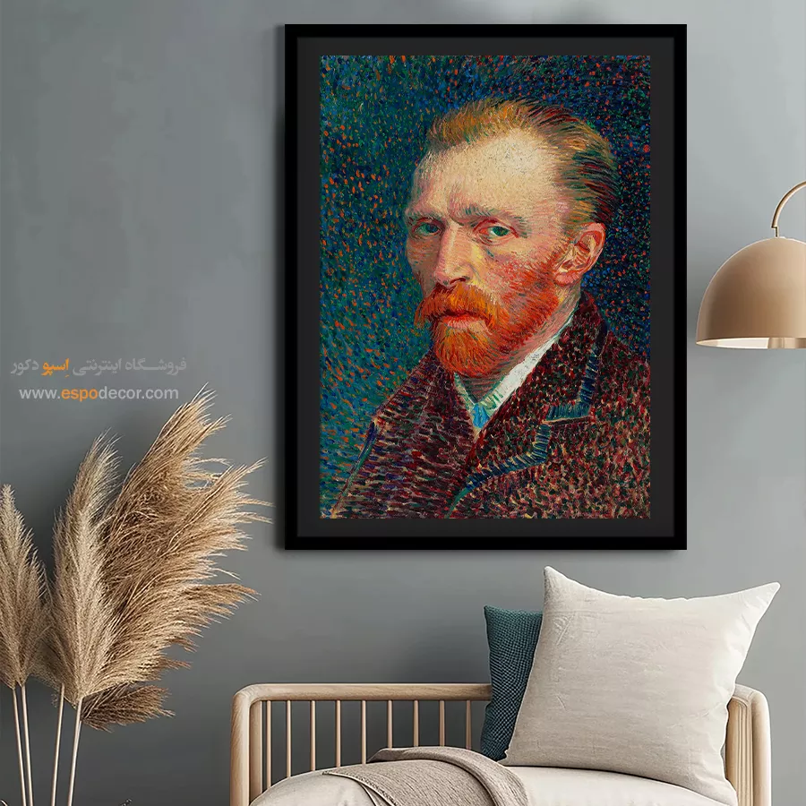تابلو نقاشی چهره ونگوگ - سلف پرتره – تابلو نقاشی های ون گوگ - اسپو دکور