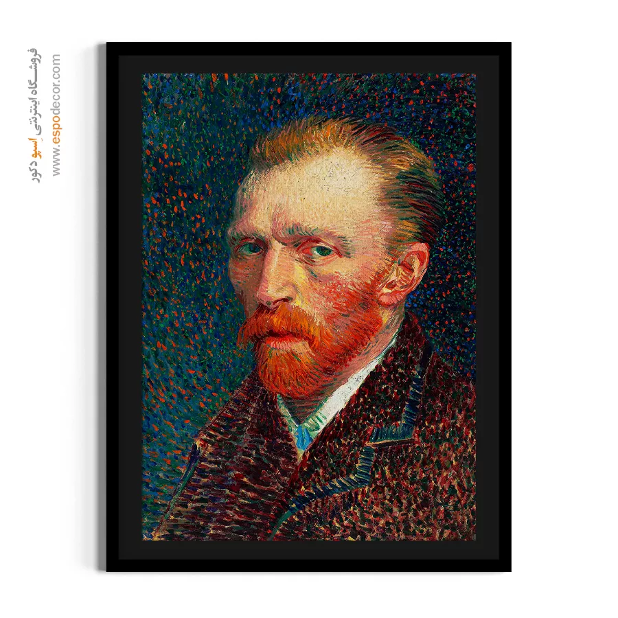 تابلو نقاشی چهره ونگوگ - سلف پرتره – تابلو نقاشی های ون گوگ - اسپو دکور